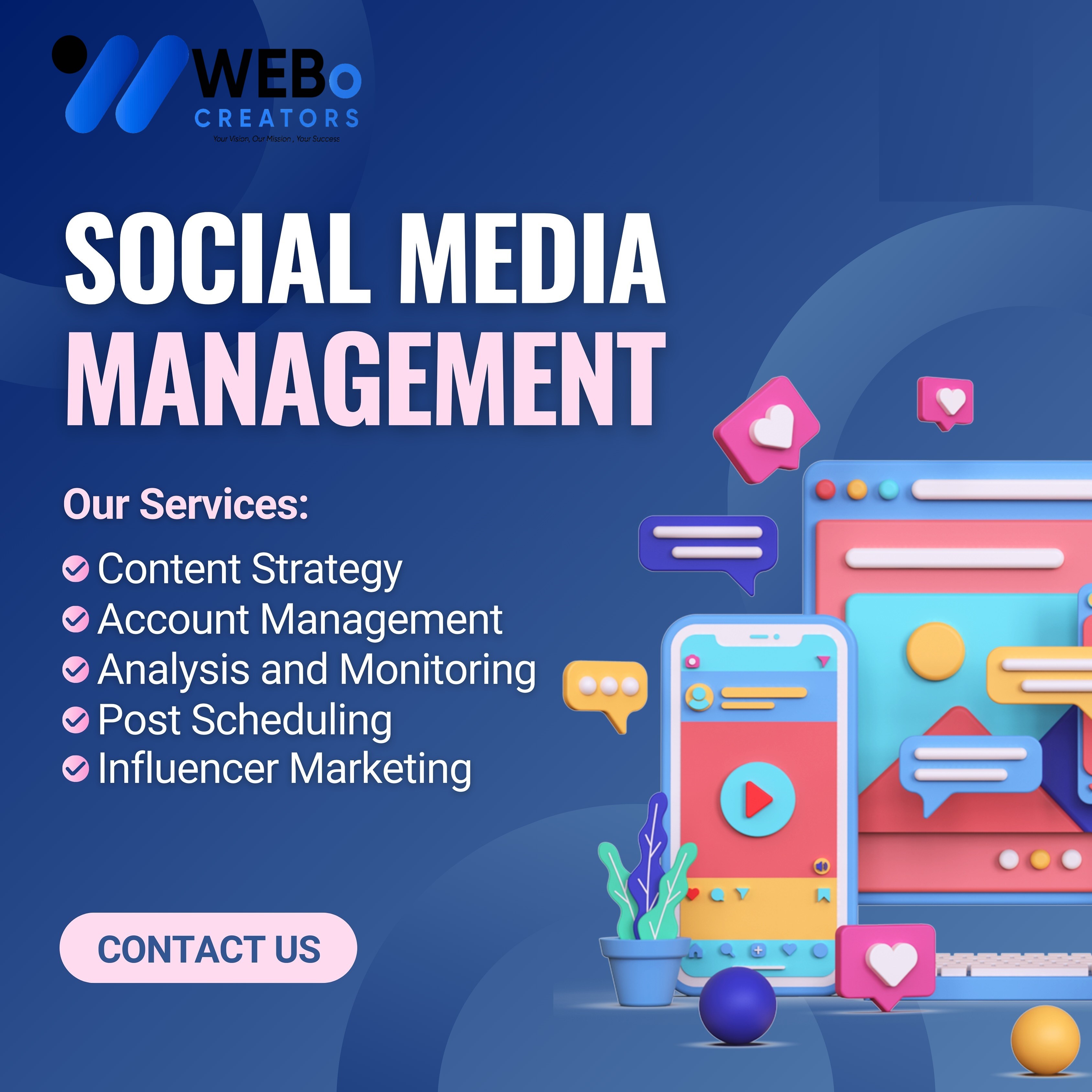 Social Media Account Management Services in Oman | Facebook Instagram Marketing